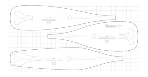 Printable Paddle Board Template